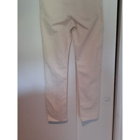 H&M white summer jeans size 31 new nwt denim pants m l 8 10 12 - Picture 8 of 10